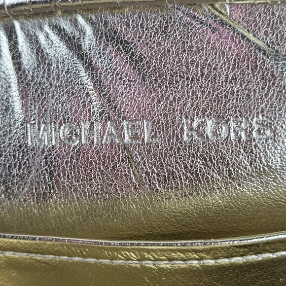 Michael Kors Black Patent Python Embossed Laptop Computer Case Double Zip Strap - Picture 10 of 14